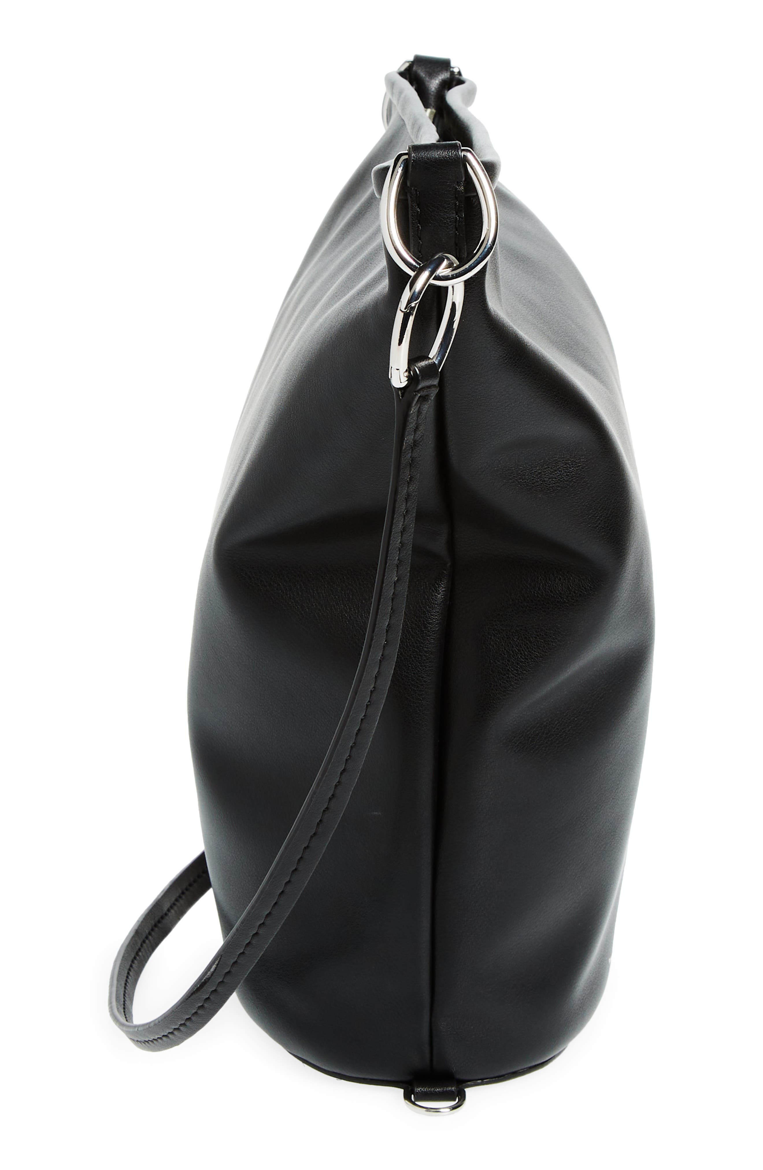 Proenza Schouler White Label Spring Leather Bucket Bag, Alternate, color, 