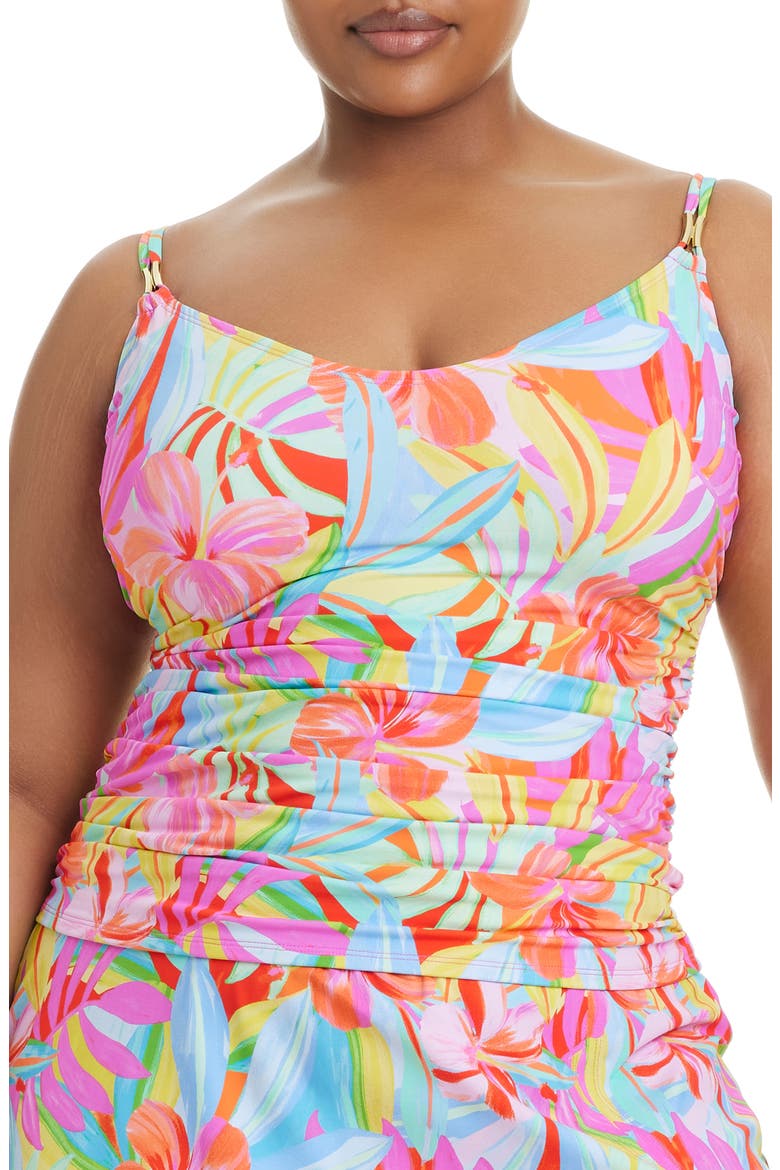 Underwire Tankini Top, Alternate, color, MULTI