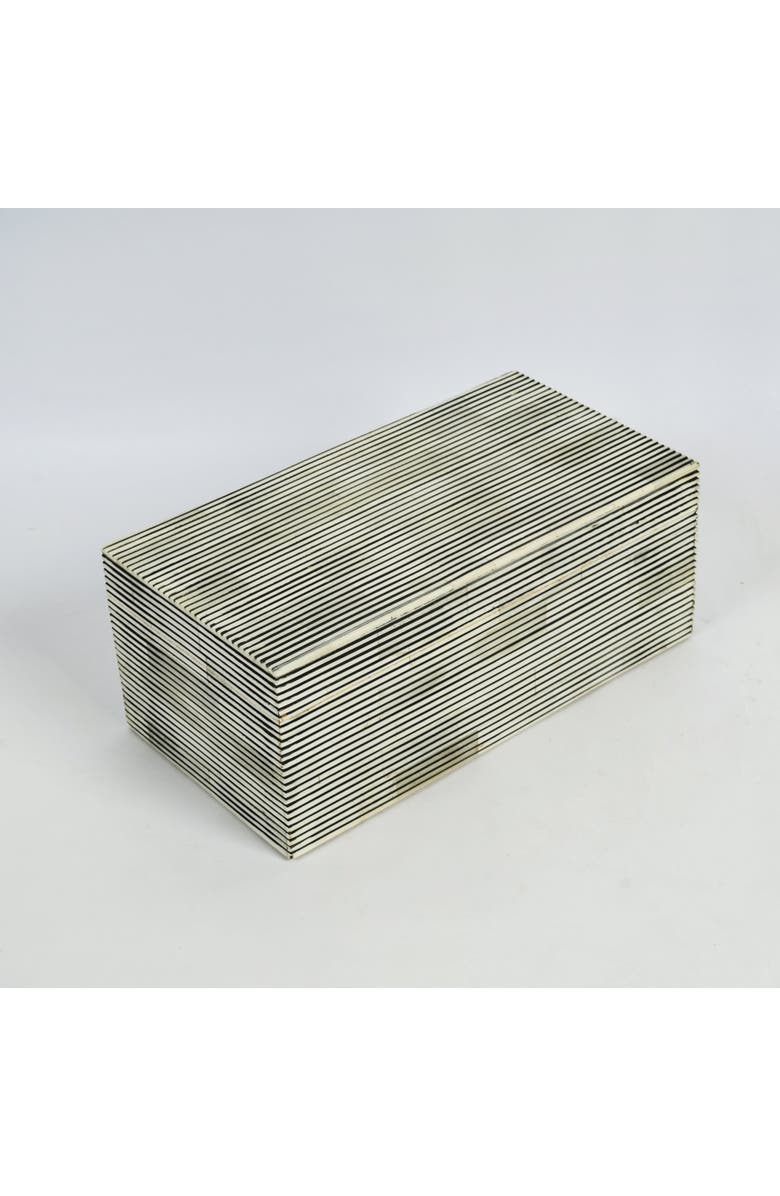 Mela Artisans Pinstripe Inlay Box, Alternate, color, Pinstripe