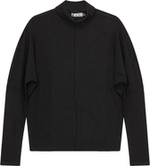 E.U.X. Exclusive Dolman Sleeve Turtleneck Thin Knit Sweater