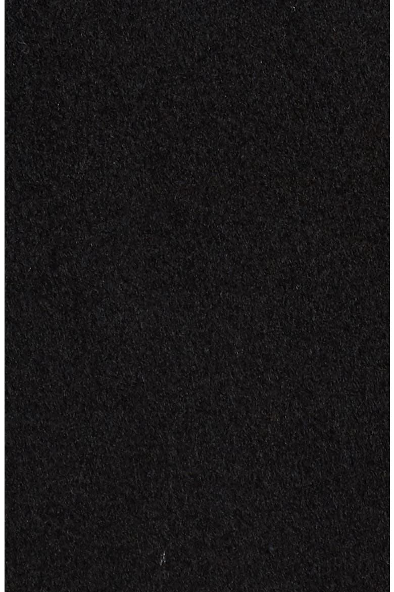 Gabrielle Wool Blend Long Wrap Coat, Alternate, color, BLACK