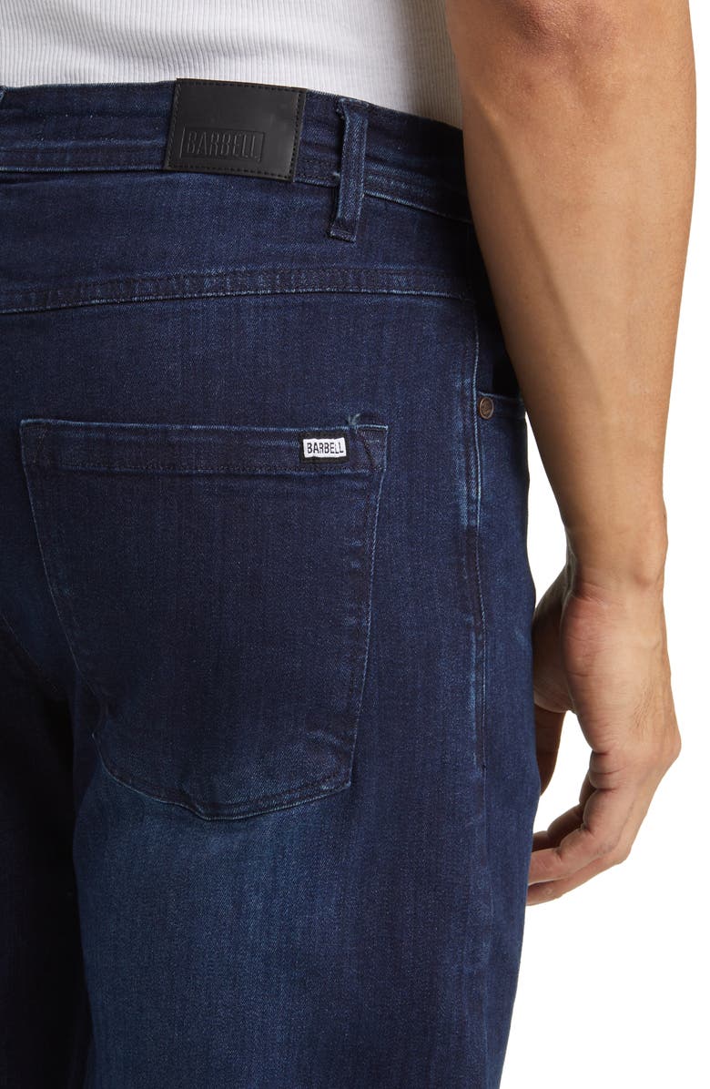 Barbell Apparel Relaxed Athletic Fit 2.0 Stretch Jeans, Alternate, color, 