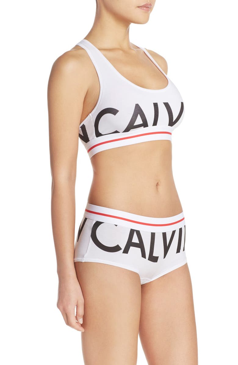 Calvin Klein 'Modern' Logo Panties, Alternate, color, White