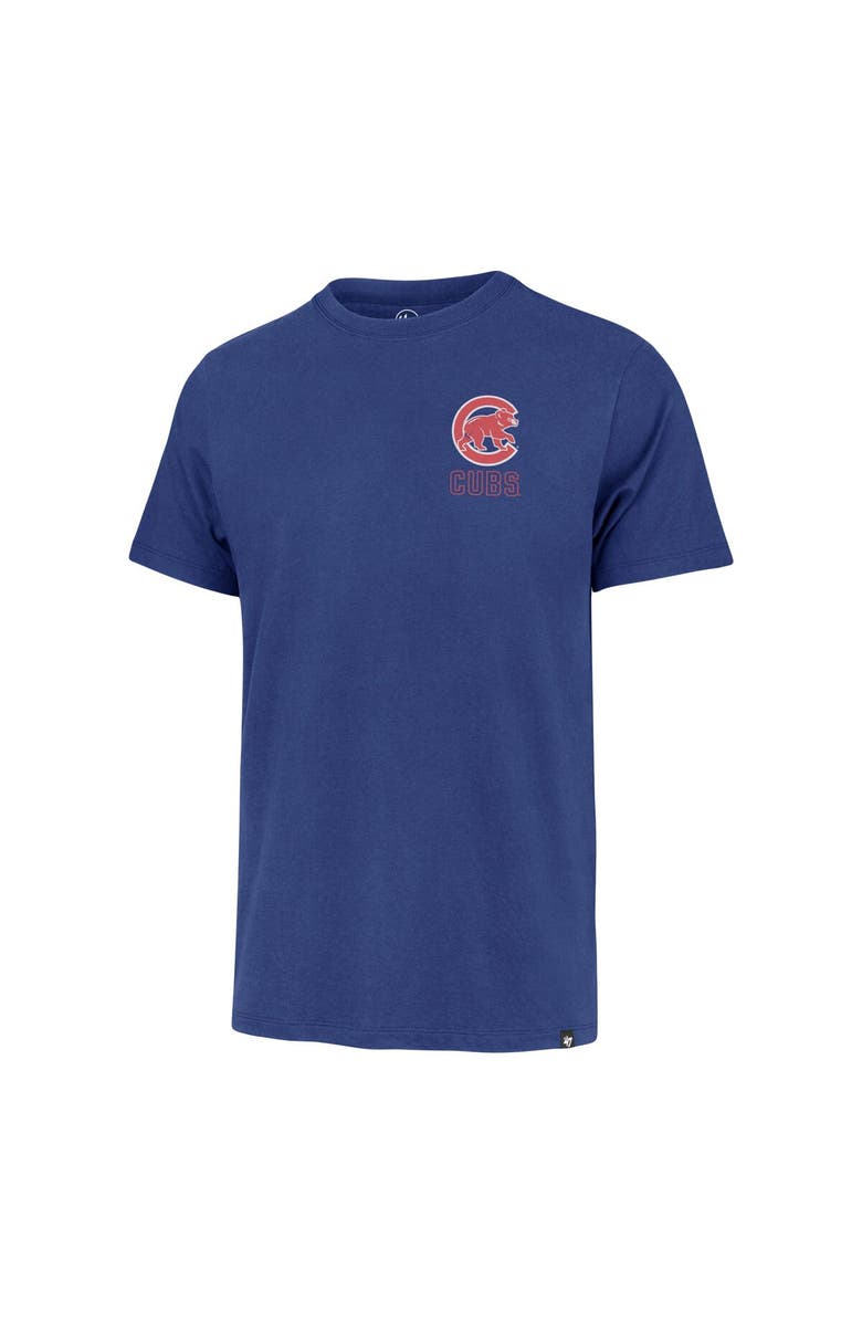 '47 Men's '47 Royal Chicago Cubs Hang Back Franklin T-Shirt, Alternate, color, Royal