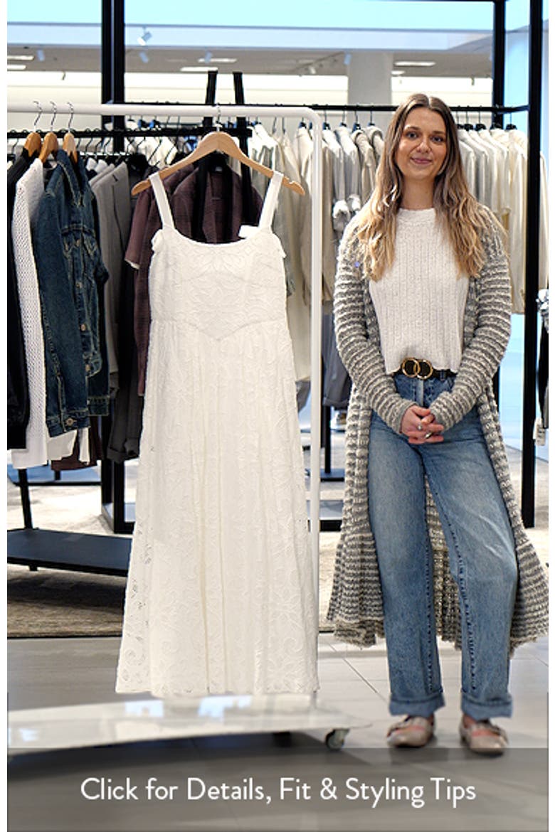 Maryl Open Stitch Sleeveless Maxi Dress video