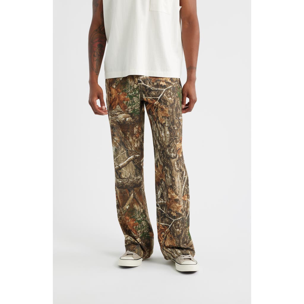 Santo Studio X Realtree Edge Camo Drawstring Pants In White