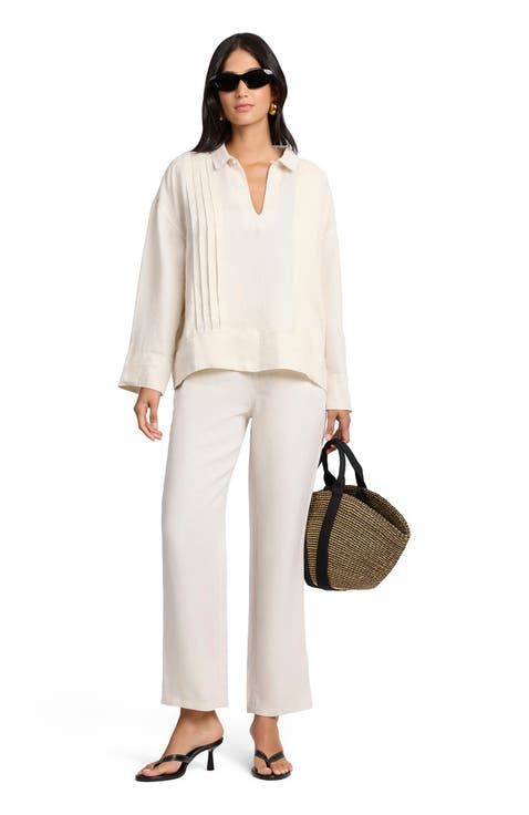 Air Linen Mid-Rise Pant