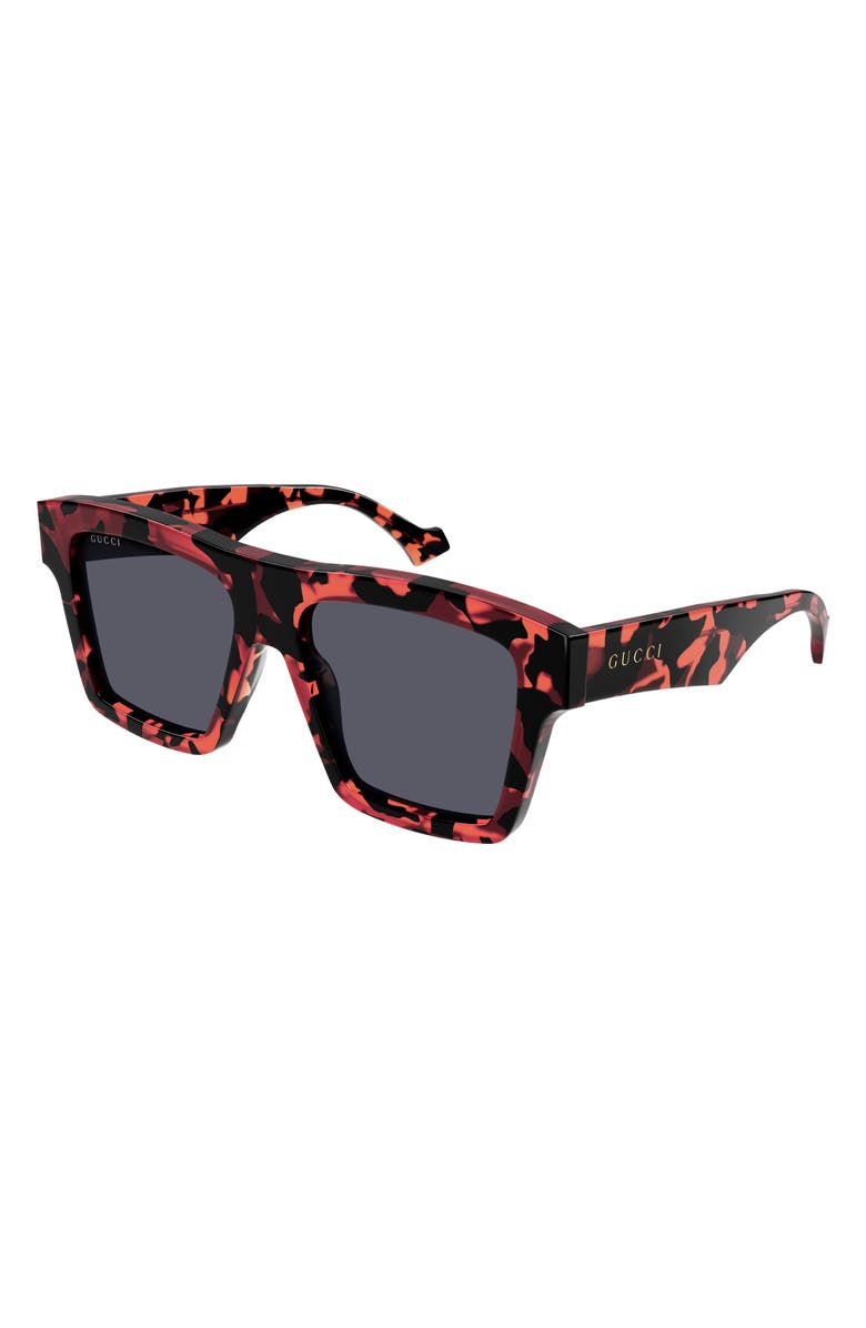 Gucci Square Sunglasses, Alternate, color, 