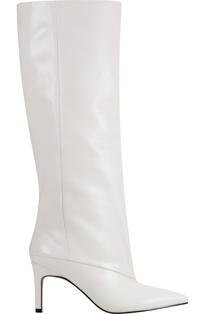 Marc Fisher LTD Gentle Pointed Toe Knee High Boot, Alternate, color, White