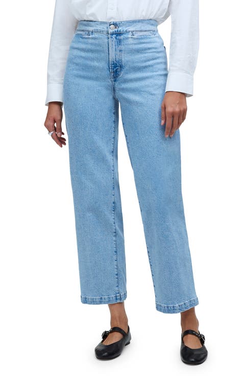The Emmett Welt Pocket High Waist Wide Leg Jeans (Kieran)
