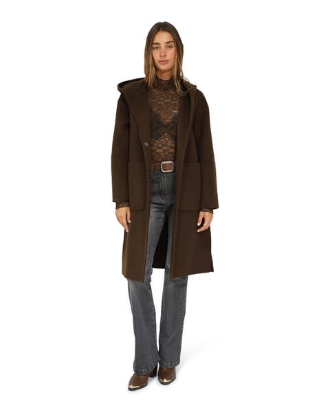 Walk This Way Wool Blend Oversized Coat