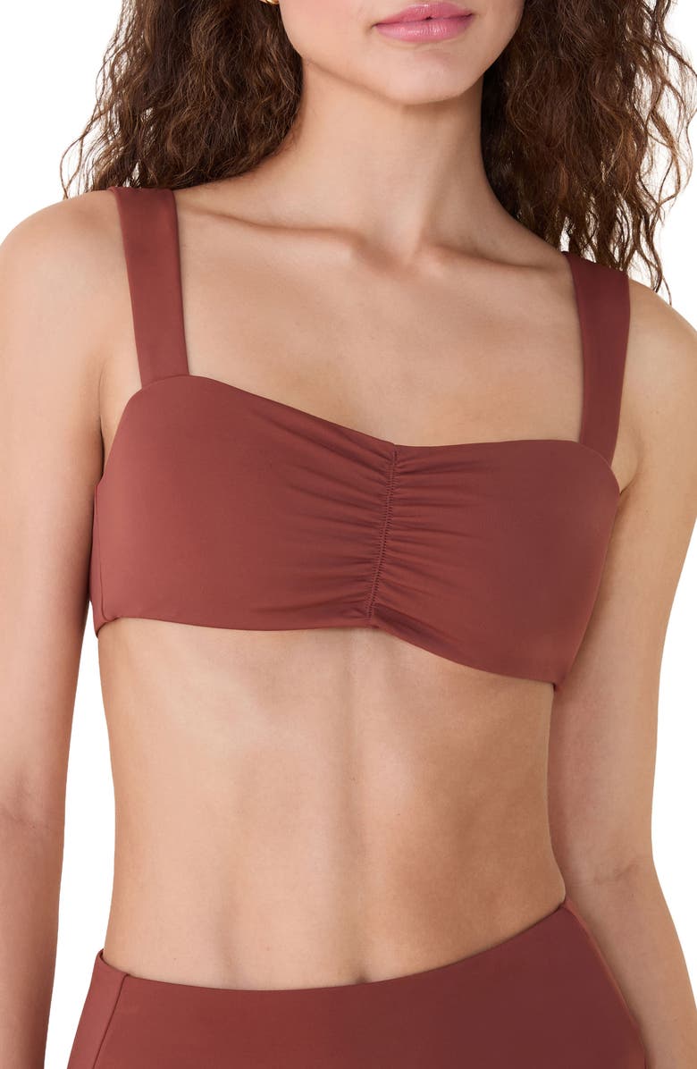Andie The Sahara Bikini Top, Main, color, Caramel