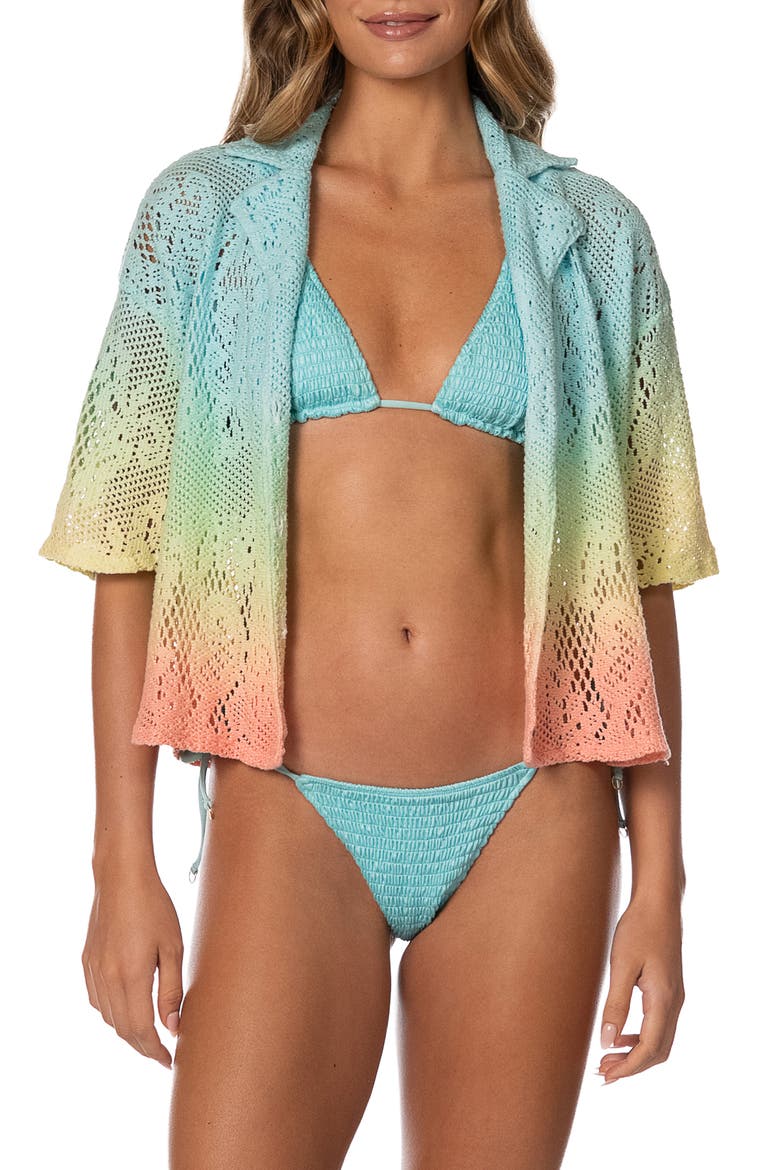 Ocean Drift Octavia Cover-Up Shirt, Main, color, LIGHT/ PASTEL BLUE