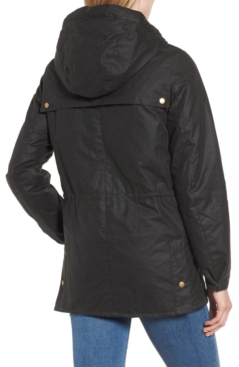 Barbour x Liberty Blaise Hooded Waxed Jacket, Alternate, color,