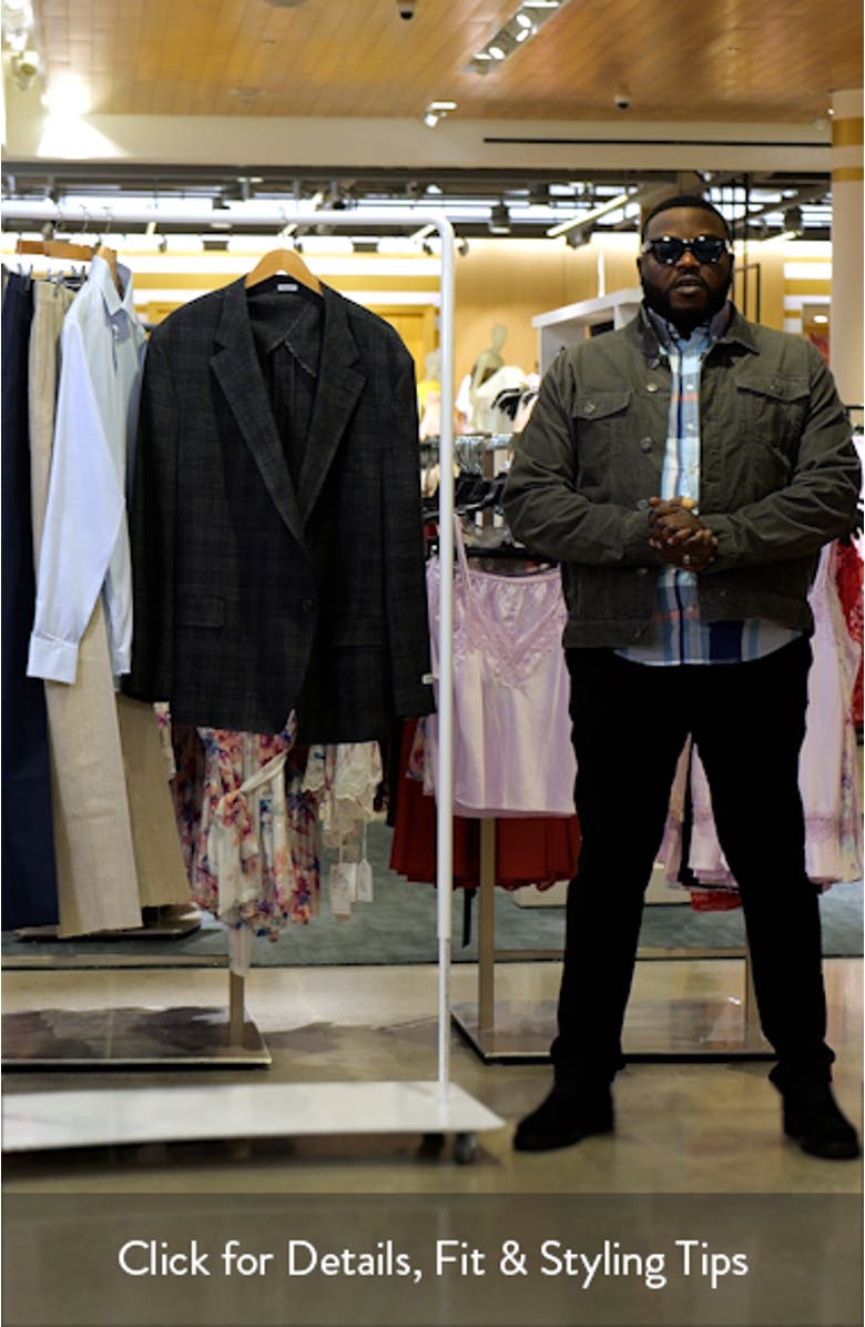 Hyperlight Soft Micro Houndstooth Wool & Silk Blend Sport Coat, sales video thumbnail