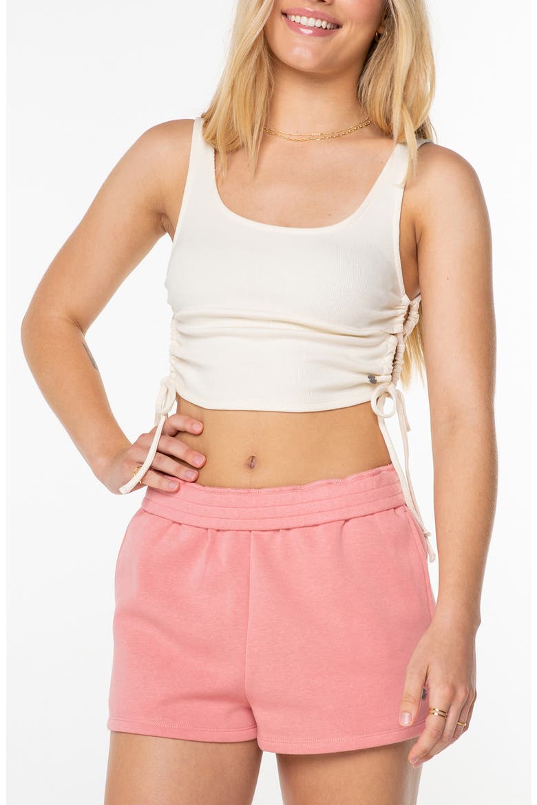 Surf Stoked Crop Rib Tank, Main, color, SNOW WHITE SOLID