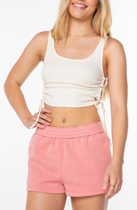 Surf Stoked Crop Rib Tank