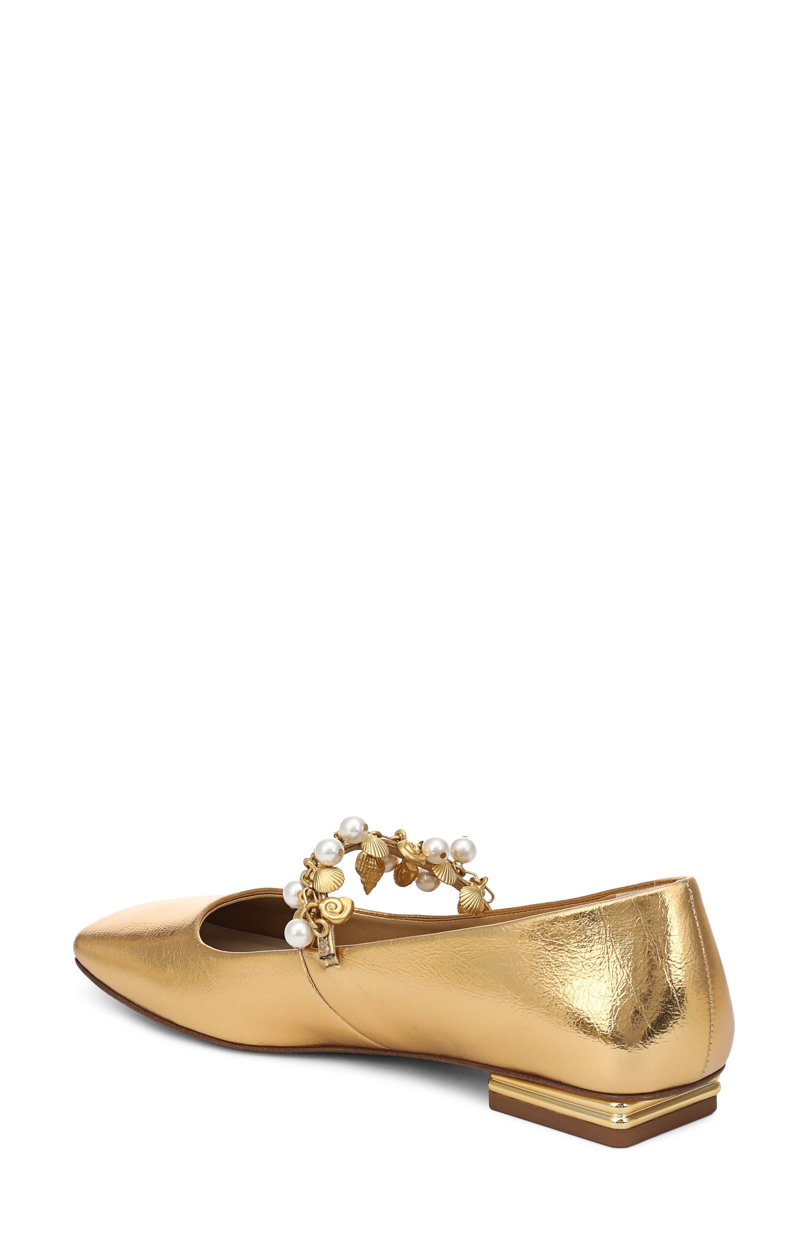 Franco Sarto Tinsley Metallic Flat, Alternate, color, 
