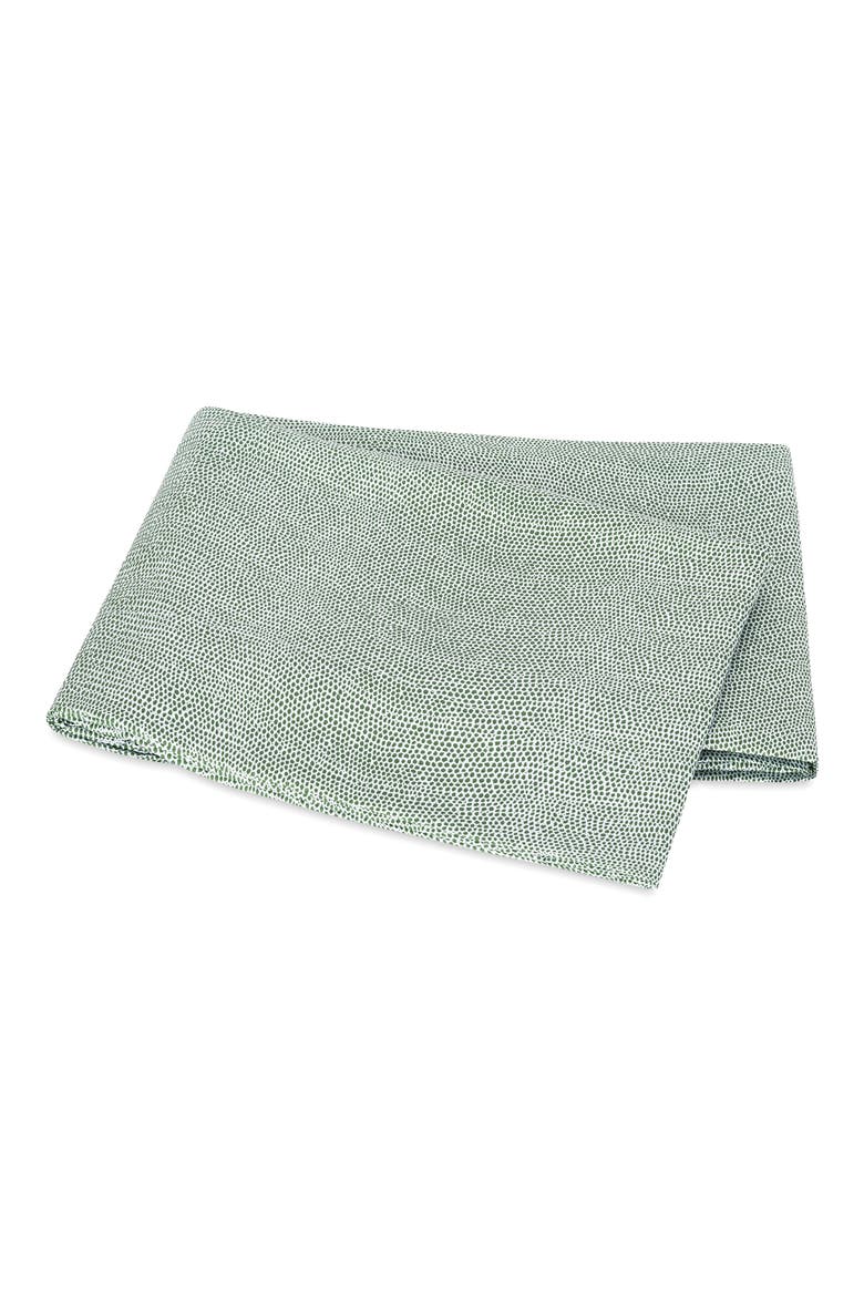 Jasper Cotton Sateen Flat Sheet, Main, color, GREEN
