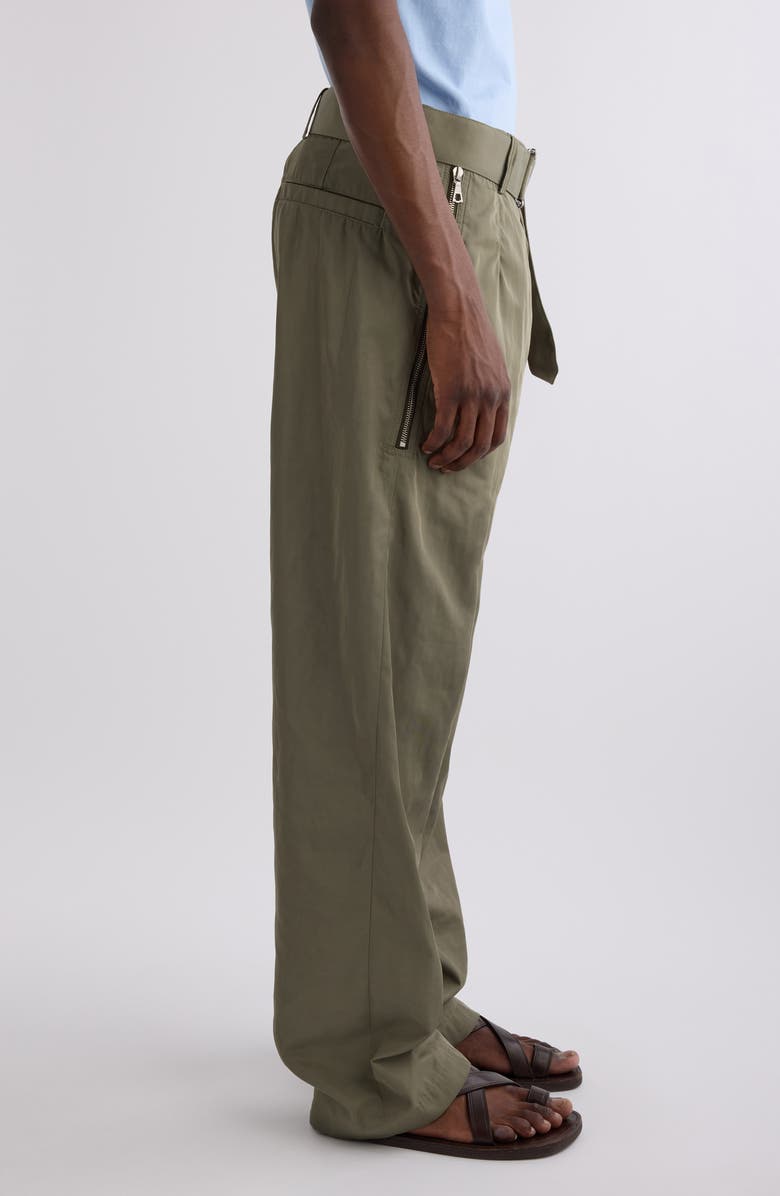 Penson Straight Leg Belted Pants