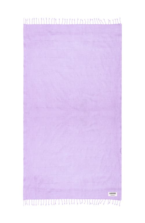 Sunkissed Sand Free Beach Towel In Big Sur Lilac