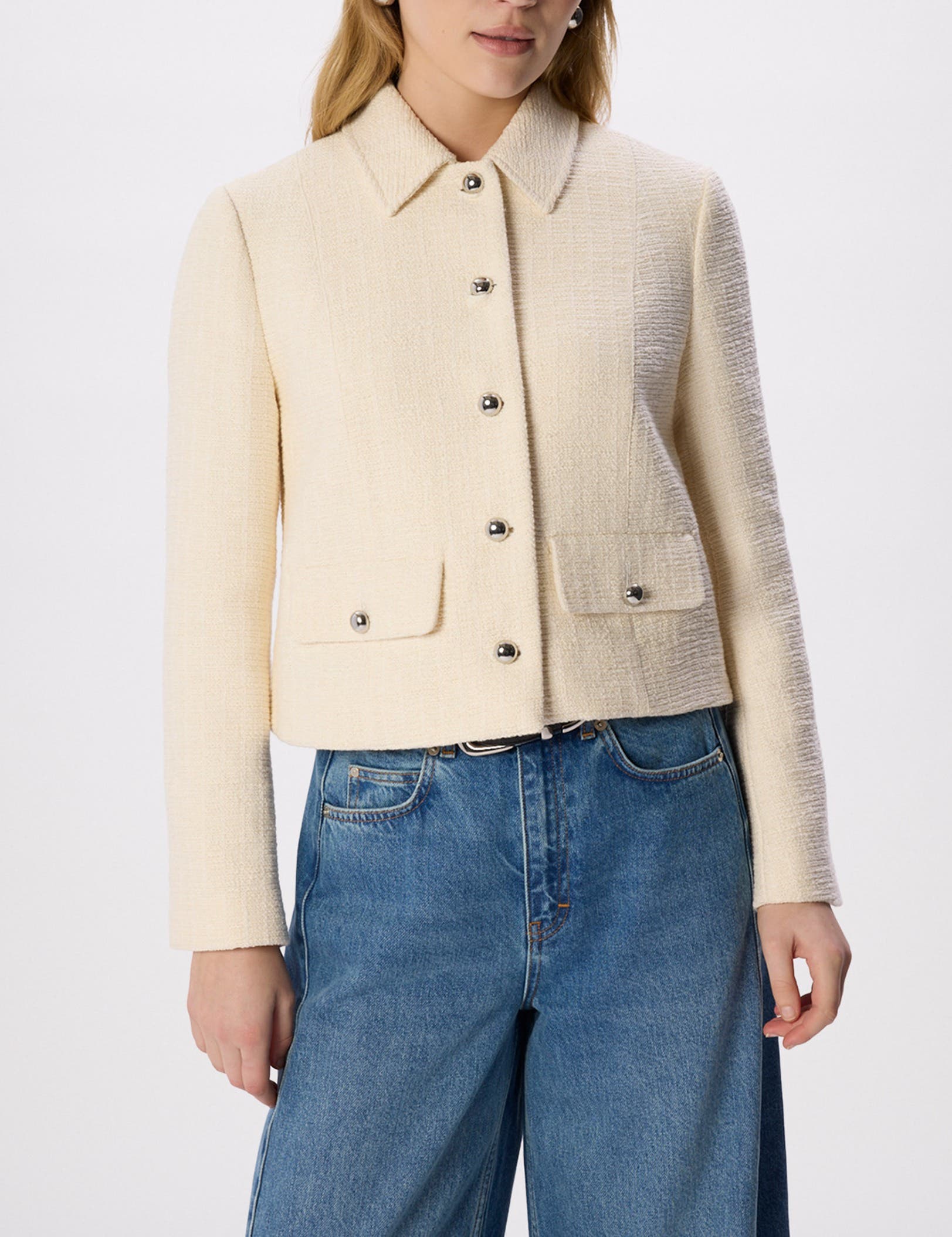 Whistles Cropped Boucle Jacket (Women) | Nordstrom