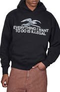 PLEASURES Illegal Graphic Hoodie