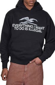 PLEASURES Illegal Graphic Hoodie