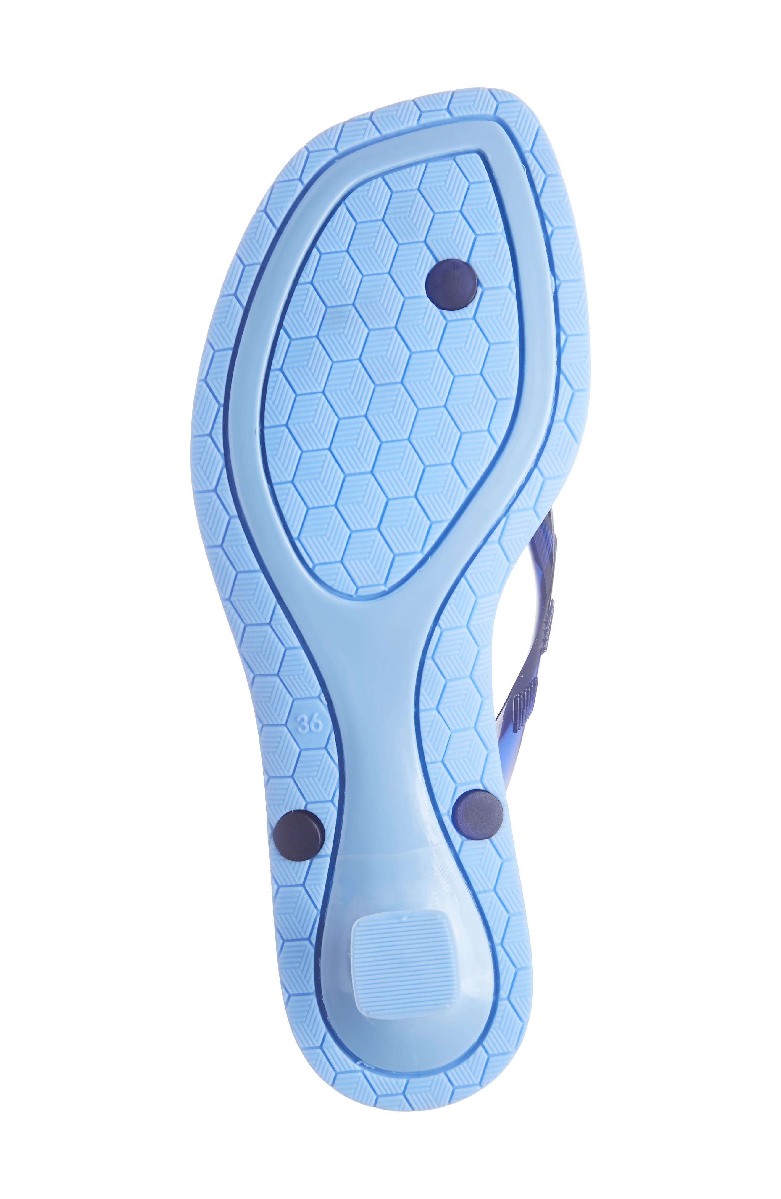 Iconic Kitten Heel Flip Flop, Alternate, color, LIGHT BLUE/ DARK BLUE