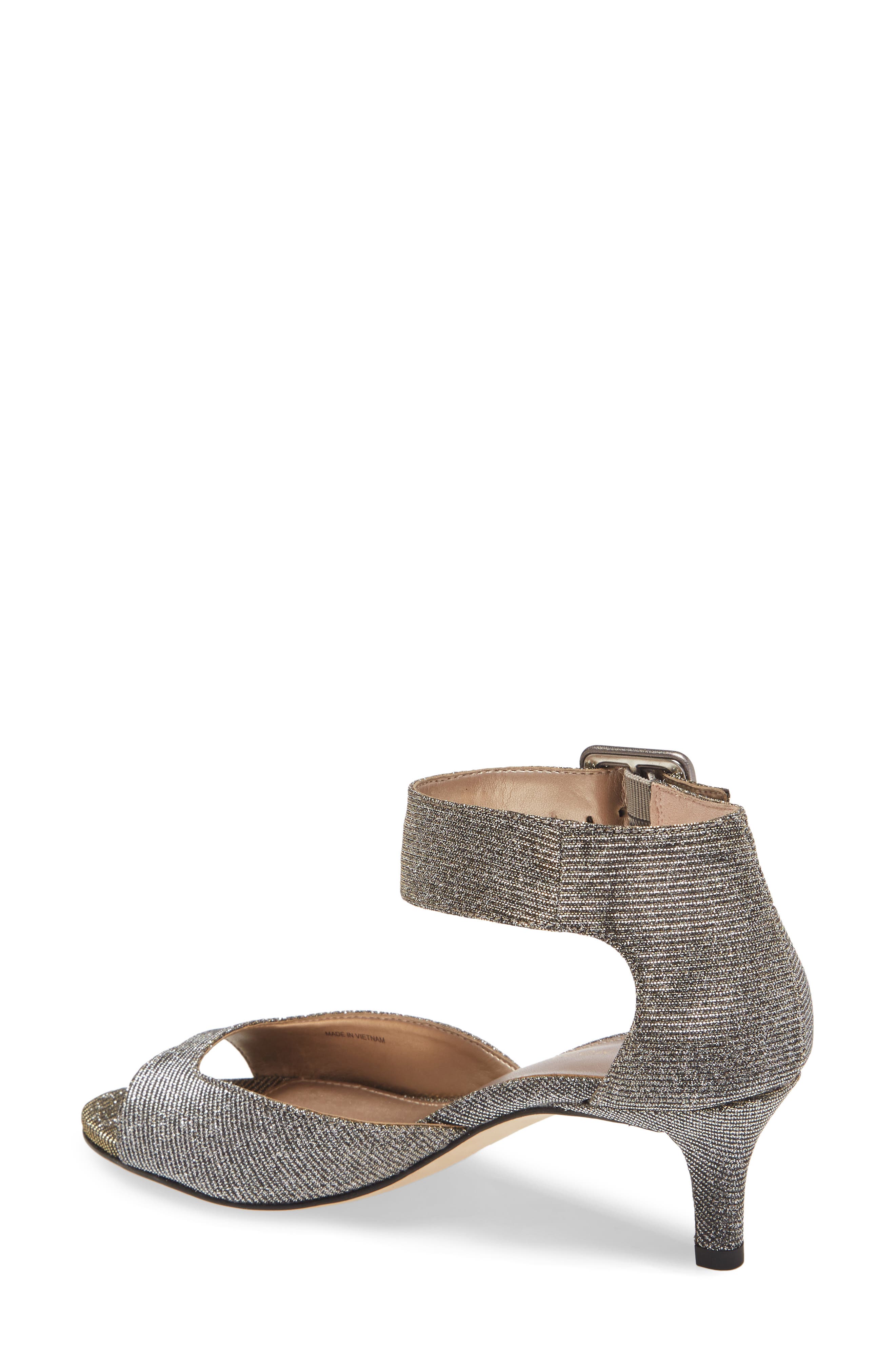 Berlin Sandal, Alternate, color, SMOKE GLITTER FABRIC