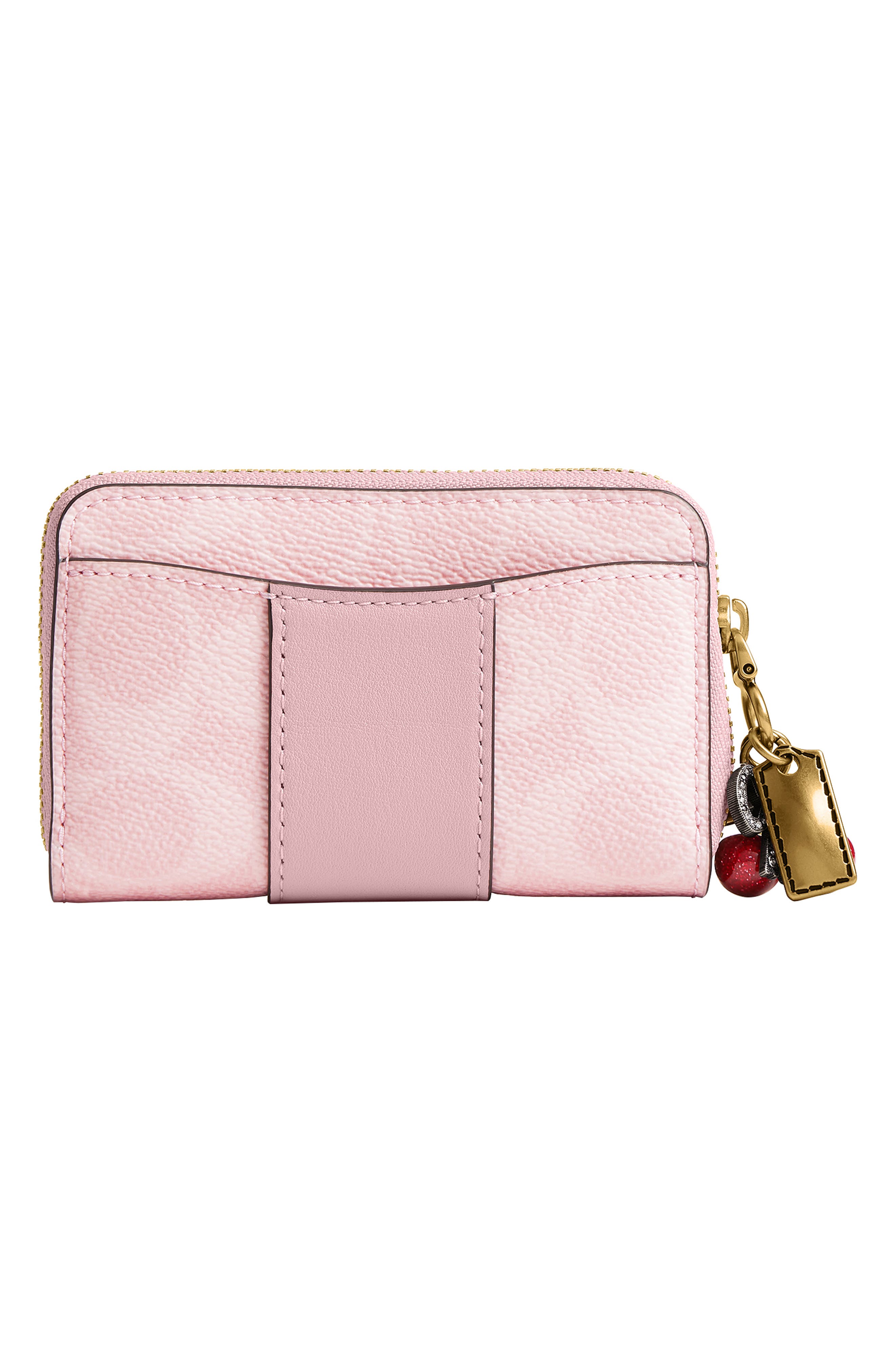 COACH Essential Zip Around Card Case with Charms (Women) | Nordstrom