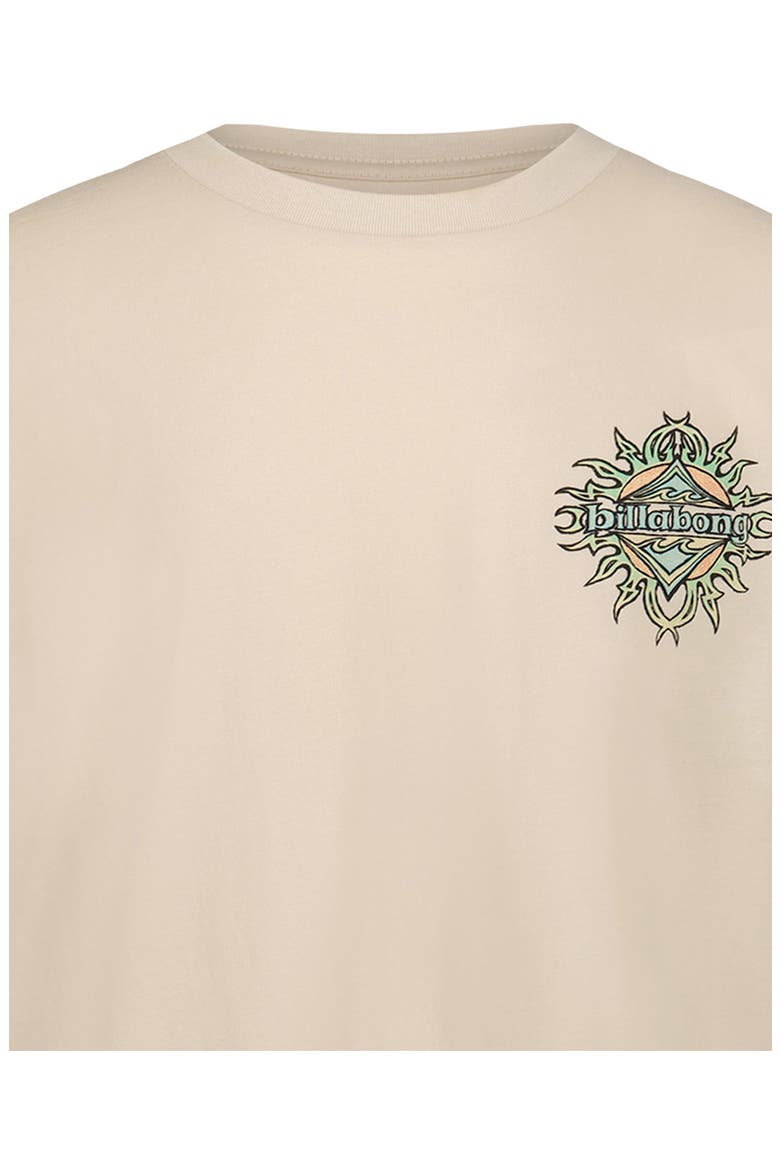 Kids' Solar Flare Cotton Graphic T-Shirt, Alternate, color, CHINO