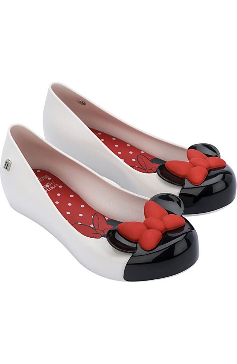 Mini Melissa x Disney Minnie Mouse Ultragirl Ballet Flat, Main, color,