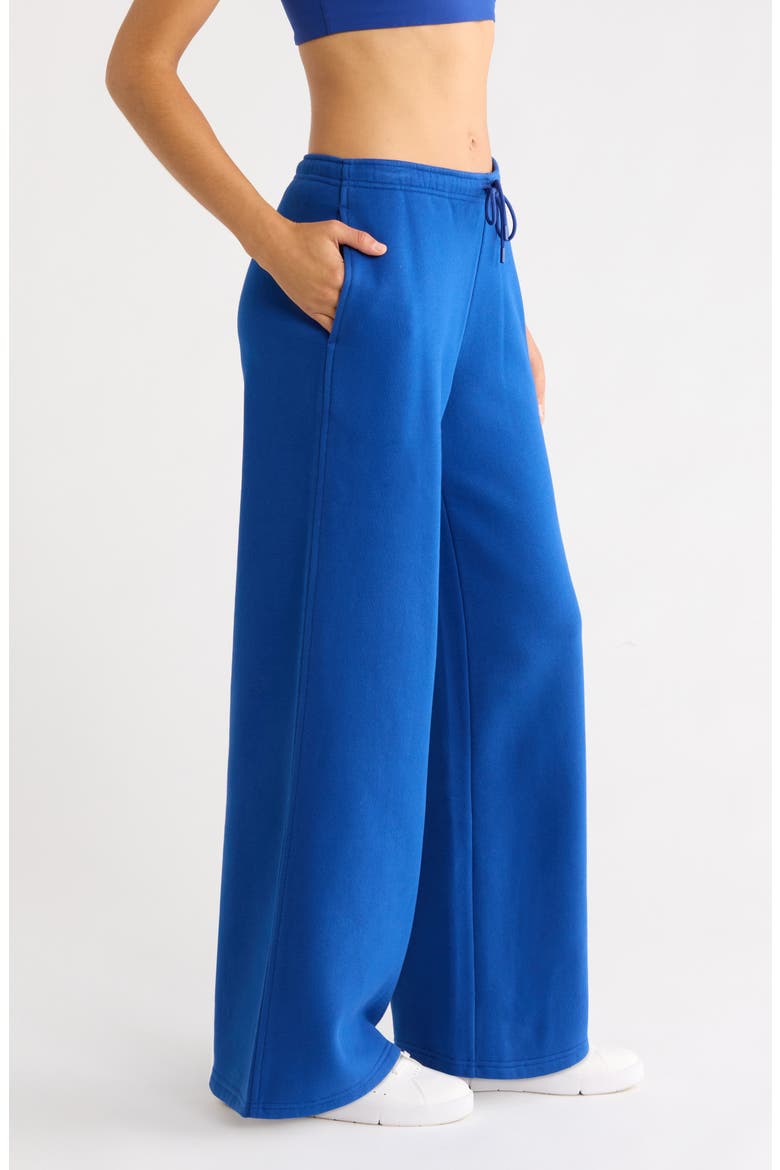 Ultra Cozy Fleece Wide Leg Pants, Alternate, color, BLUE SODALITE