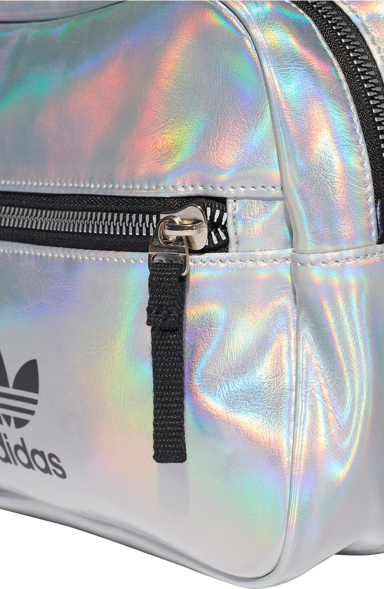 adidas Originals Mini Airliner Metallic Backpack, Alternate, color,