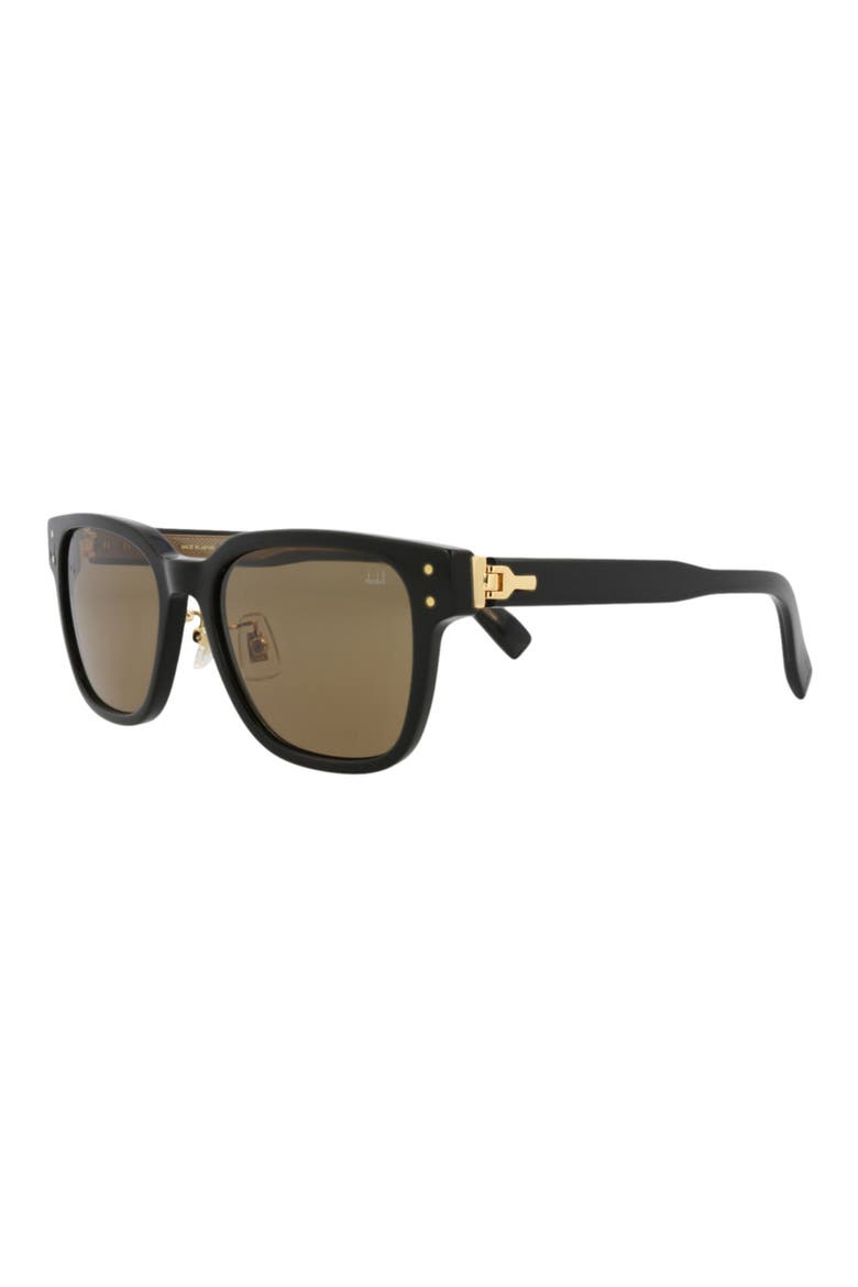 56mm Square Sunglasses, Alternate, color, BLACK BROWN