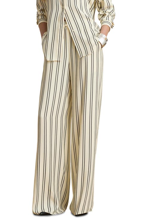 Ziakash Striped Wide Leg Pants