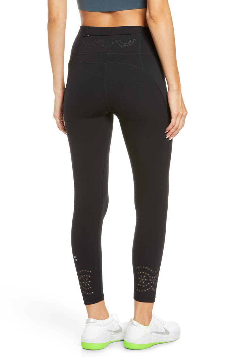 Sweaty Betty Power Laser Cut Ankle Leggings, Alternate, color,