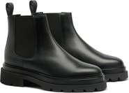 Santoni Women's leather Chelsea boot