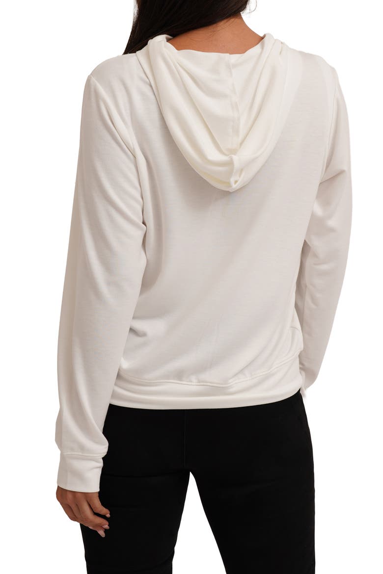 Fluffy Dog Graphic Hoodie, Alternate, color, BONE