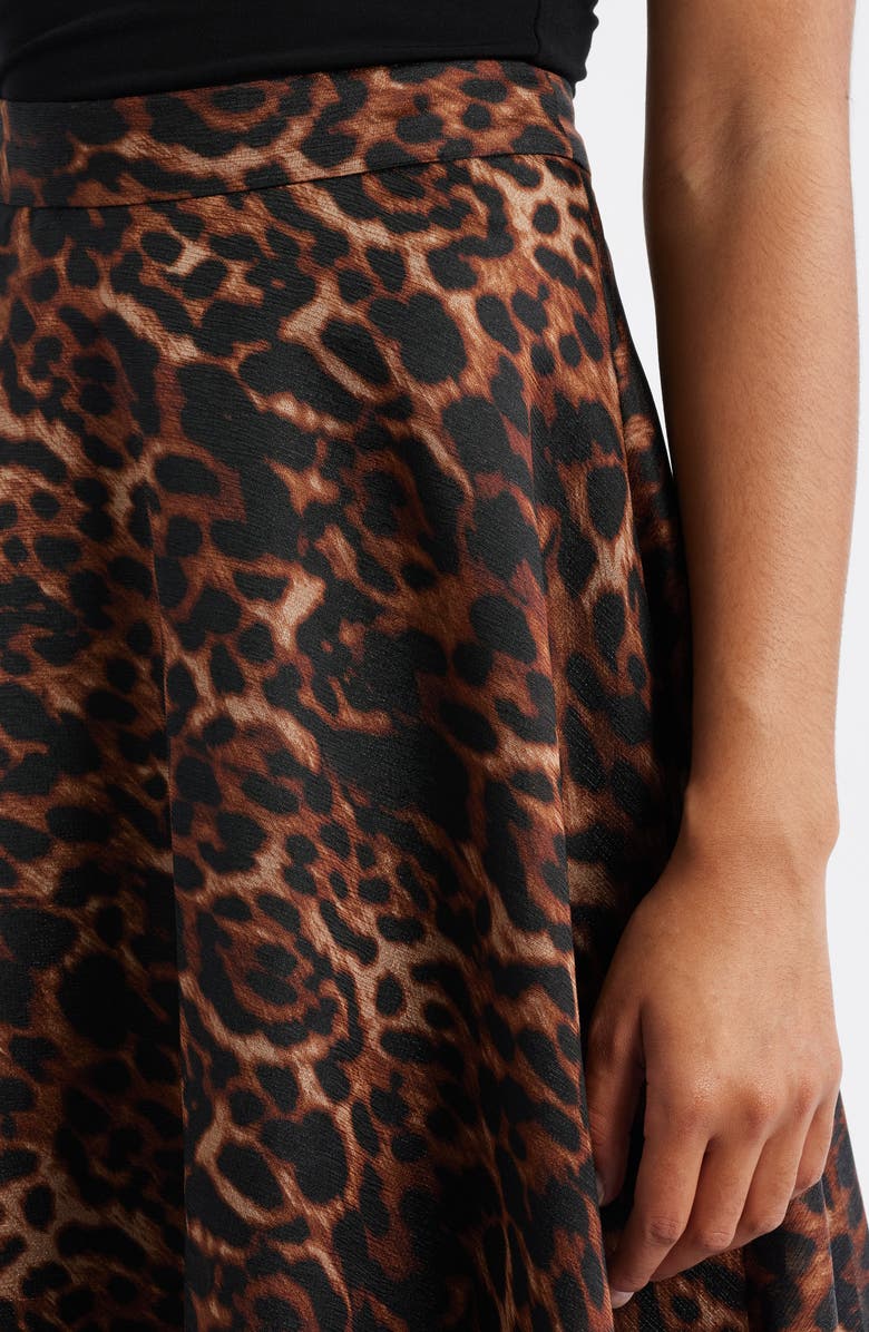 Anne Klein A-Line Midi Dress, Alternate, color, Anne Black Multi