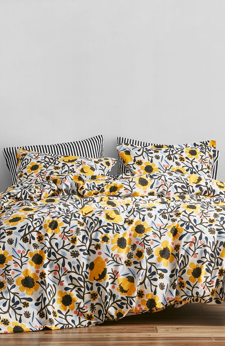 Marimekko Mykero Comforter & Sham Set, Main, color, 