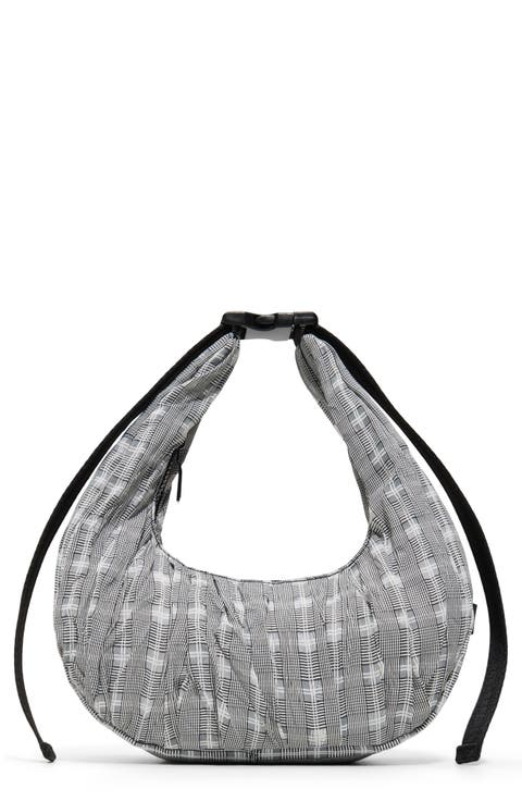 Lune Ruched Shoulder Bag