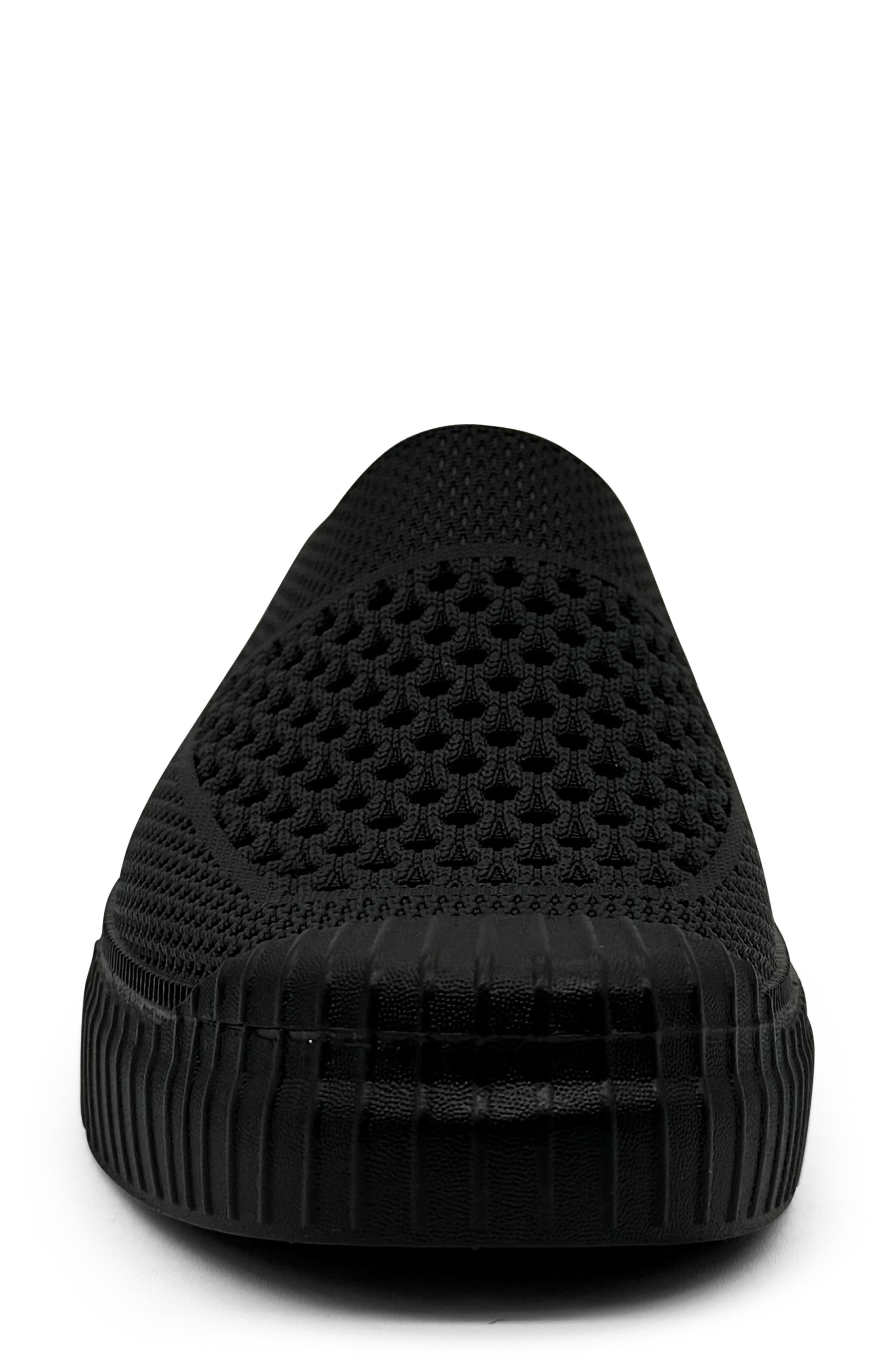 CHELSEA CREW Ruby Knit Slip-On Sneaker, Alternate, color, Black Rubber