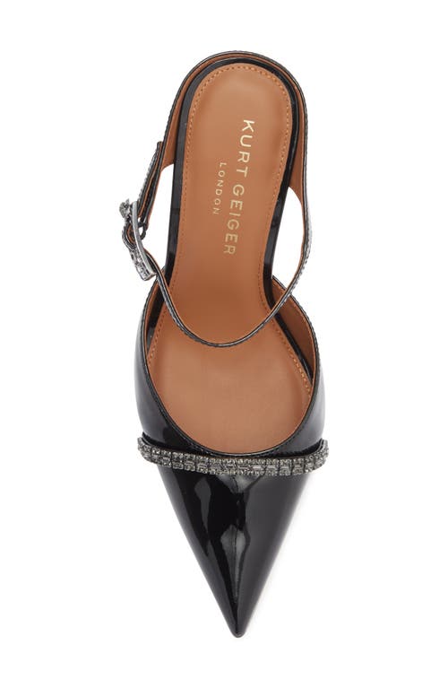 Kurt Geiger London Embellished Pointed Toe Ankle Strap Pump In Multi