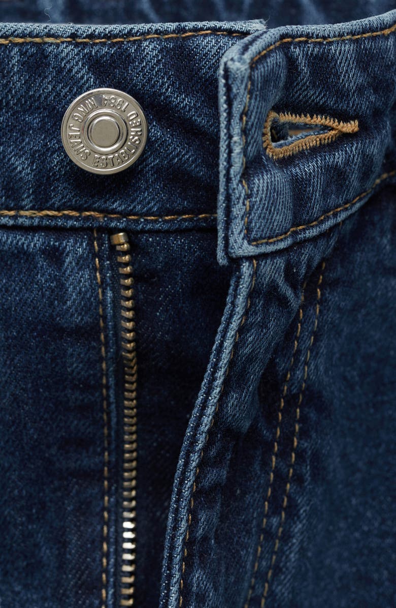 MANGO Denim Midi Skirt, Alternate, color, 