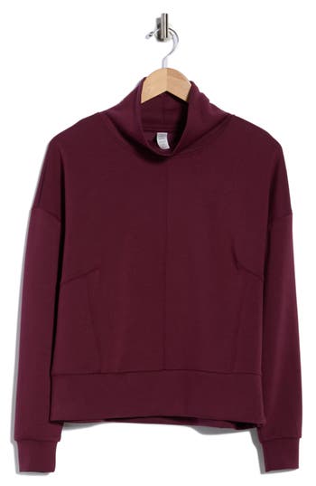 Marika Sage Pullover In Burgundy