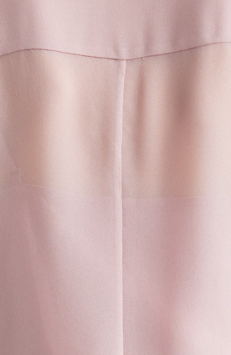 Jason Wu Collection Lace Trim Georgette Button-Up Shirt, Alternate, color, Peony