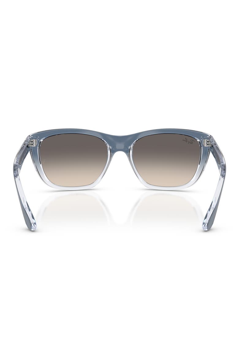 60mm Square Sunglasses, Alternate, color, TRANSPARENT BLUE