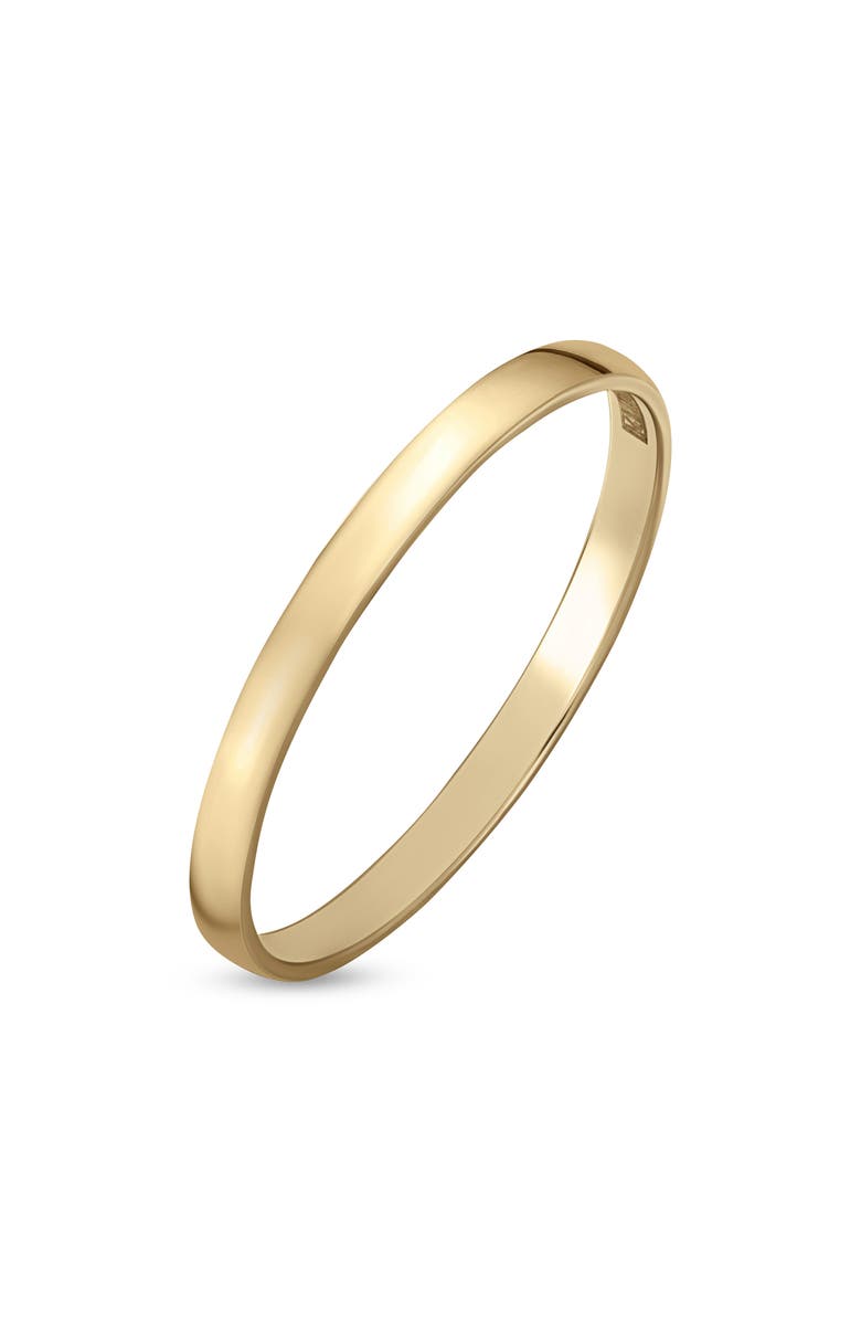 Bony Levy 14K Gold Everyday Smooth Band Ring, Alternate, color, 14K Yellow Gold